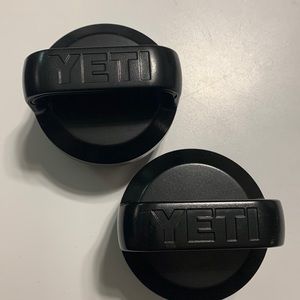 Yeti black handle Rambler lids